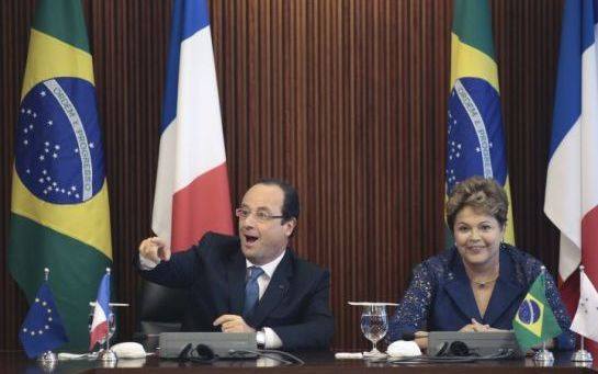 François Hollande Dilma Rousseff France Brésil Rafale Dassault
