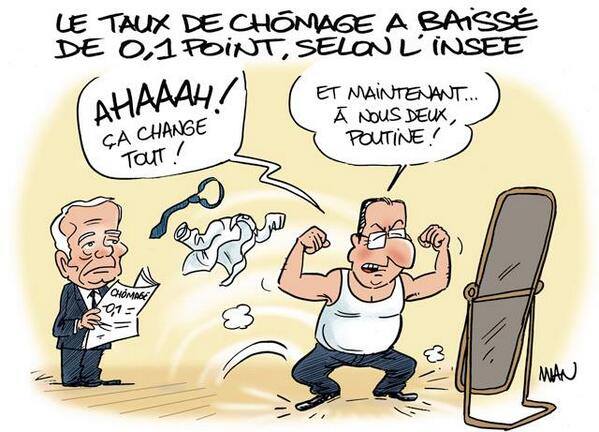 Chômage France Hollande Poutine